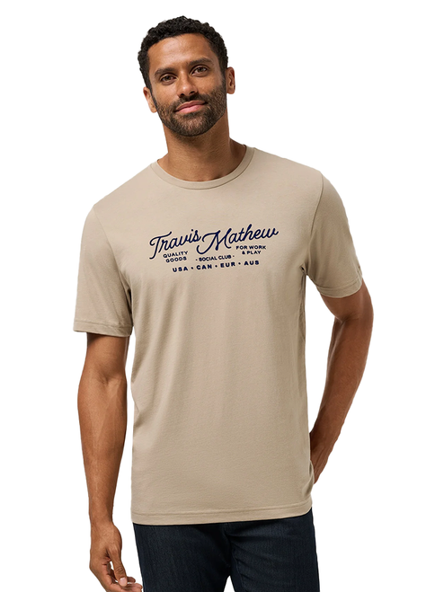 TravisMathew Gate Crasher T-Shirt - Weathered Teak