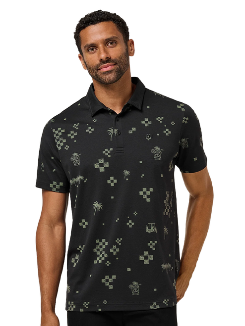 TravisMathew Beverage Cart Polo - Black