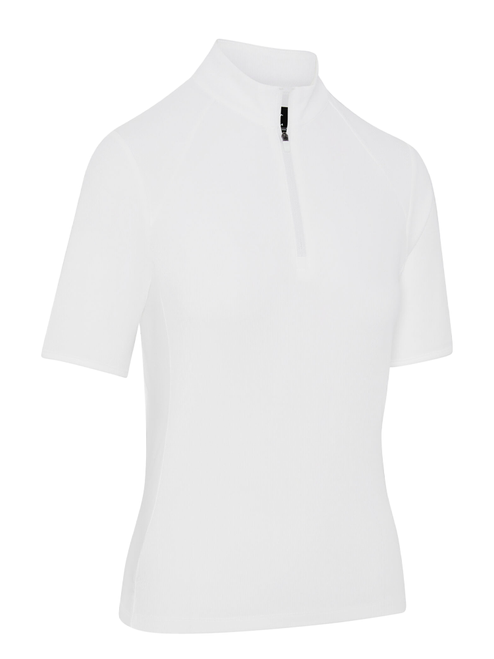 Callaway Women's Rib Play Polo - Brilliant White
