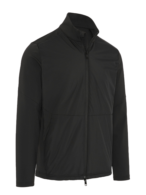 Callaway Golf Mixed Media Full Zip Jacket - Caviar