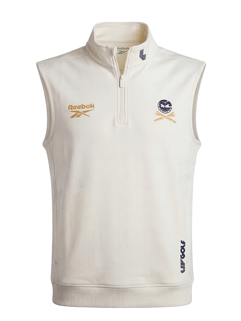 Reebok 'Crushers' 1/4-Zip Vest - Chalk