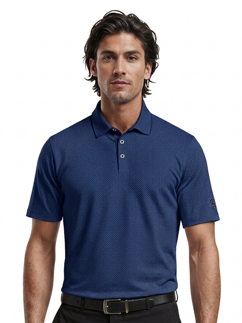 Ben Hogan Mini All Over Geo Polo - Peacoat