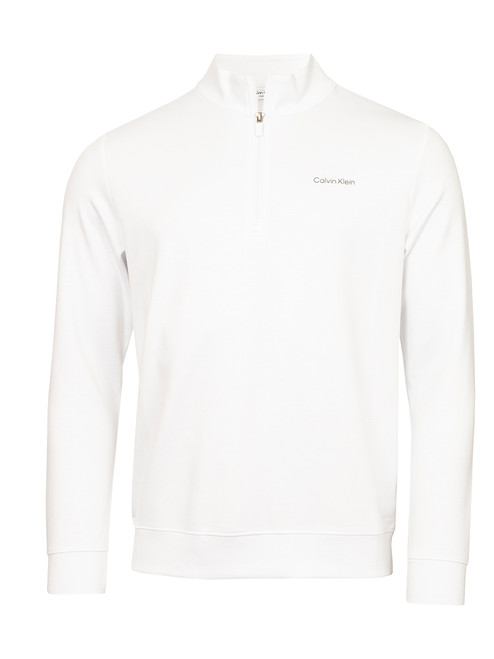Calvin Klein Northfield Half Zip - White