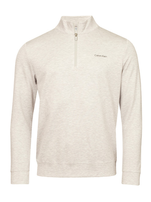 Calvin Klein Northfield Half Zip - Silver Marl