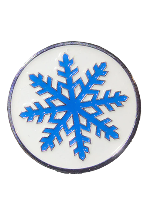 Redback Sport Ball Marker - Blue Snowflake