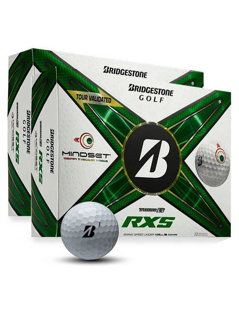 Bridgestone TOUR B RXS MindSet 2024 Golf Balls - 2 Dozen