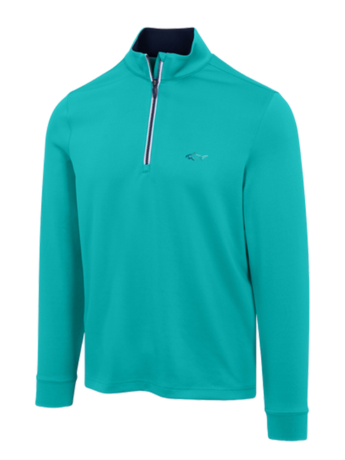 Greg Norman 1/4 Zip Pullover - Shoreline Blue