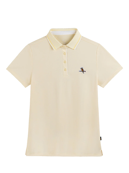 Walker Golf Things Womens Kooka Performance Polo - Butter