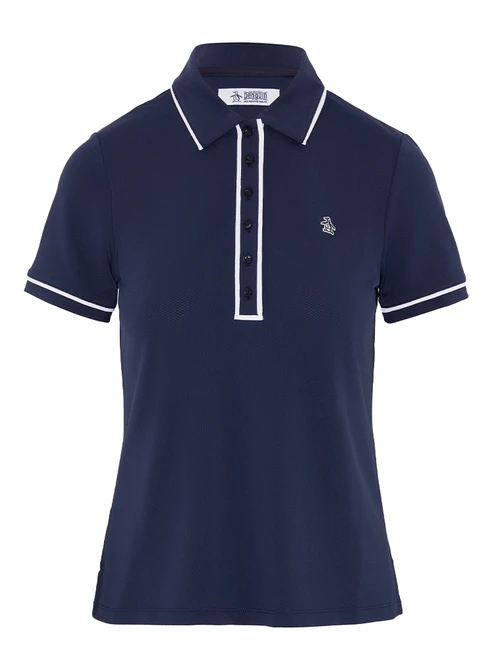 Original Penguin Womens Performance Veronica Polo - Black Iris