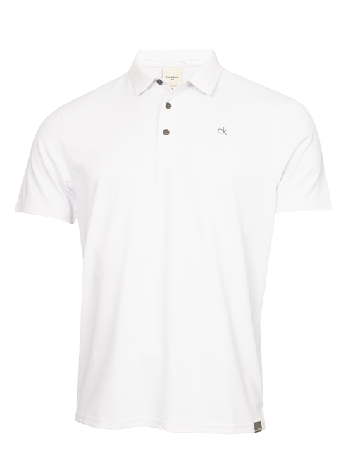 Calvin Klein Metro Liquid Touch Polo - White