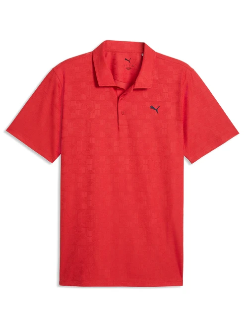 Puma MATTR Deco Jacquard Polo - Candy Apple