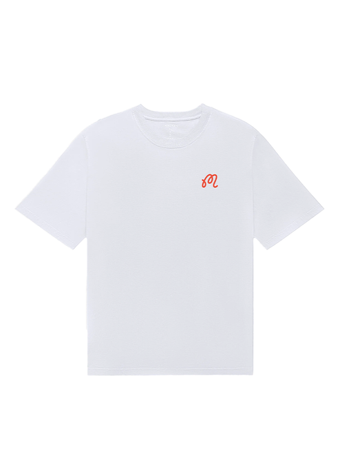 Malbon Bermuda Rooster Tee - White
