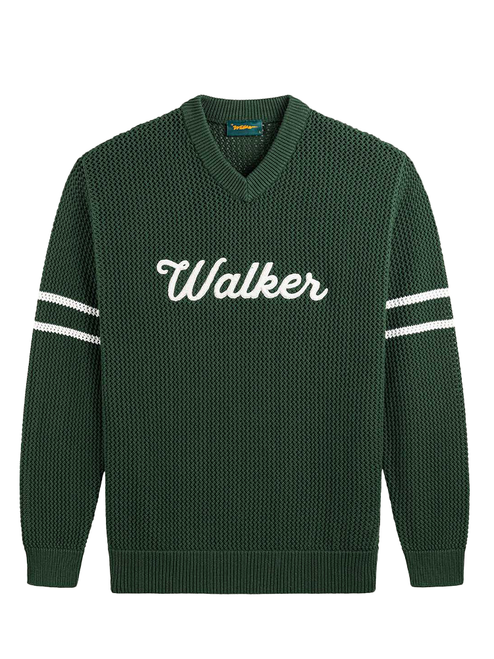 Walker Golf Things Jersey Knit Sweater - Forest