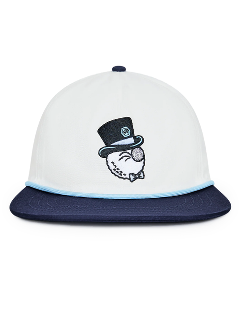 Malbon x Bettinardi Gangster Buckets Snapback Cap - White