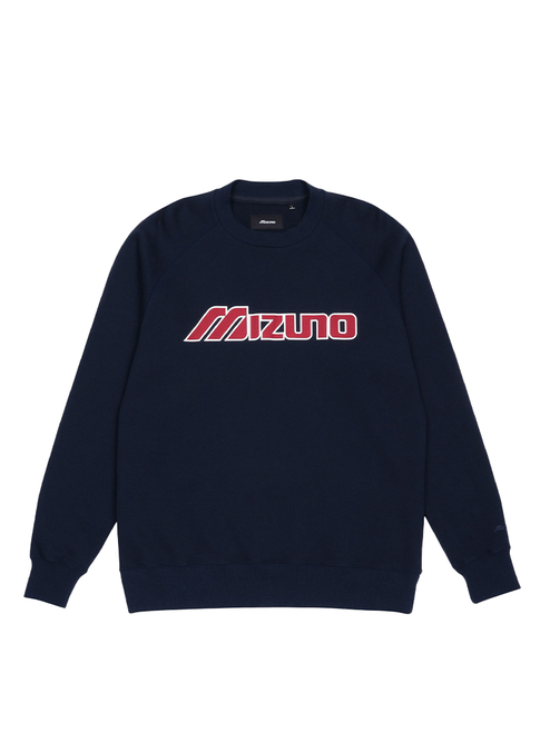 Mizuno x NVG Logo Crew Sweatshirt - Navy