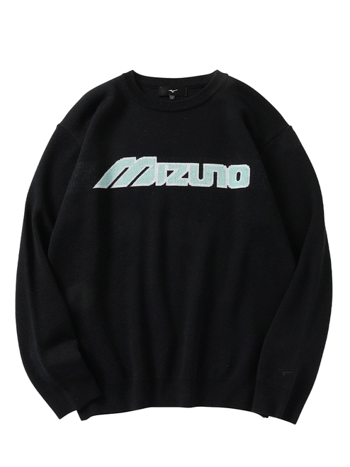 Mizuno x NVG Logo Crew Sweater - Black