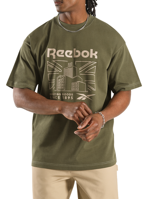 Reebok Workwear Graphic T-Shirt - Olive Stone