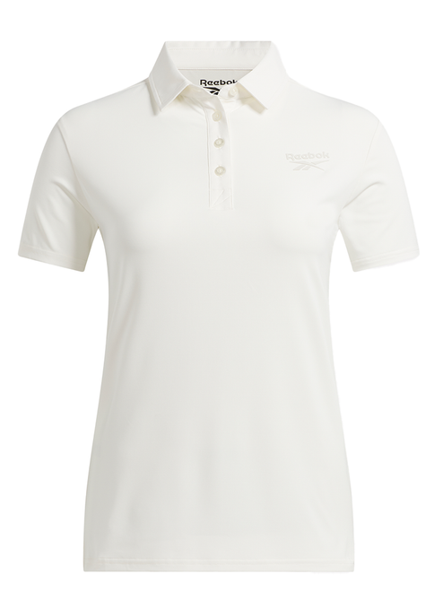 Reebok Women's Micro Pique Polo - Chalk/Moonbeam