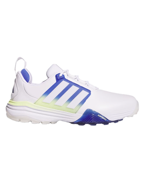adidas Adipower 26 Spikeless Golf Shoes - Ftwr White/Dual Indigo/Frozen Lemon