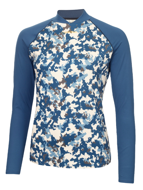 Calvin Klein Womens Ember Baselayer - Buttercream/Dark Denim