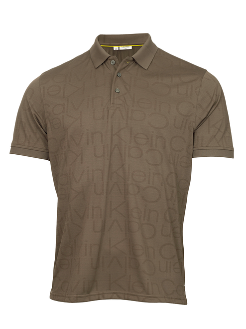 Calvin Klein Avondale Polo Shirt - Cedar Brown