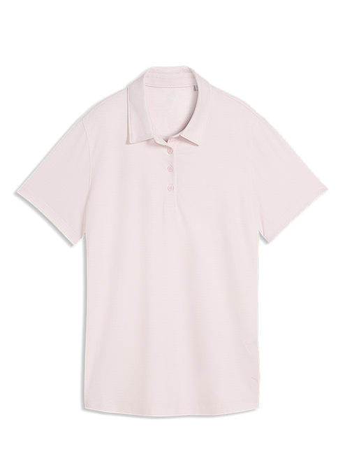 Puma Women's Broken Links Polo Shirt - Powder Pink