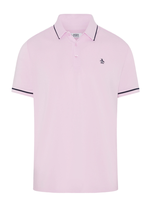 Original Penguin Contrast Tipping Solid Golf Polo - Pirouette
