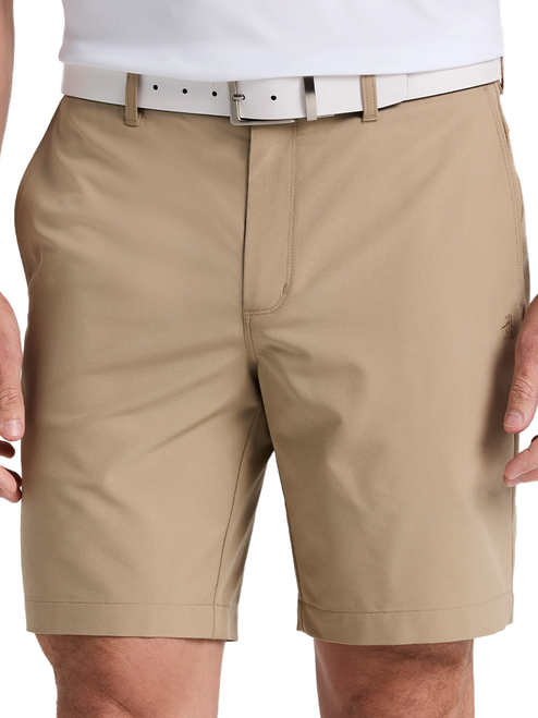 Original Penguin 8" Technical Flat Front Golf Short - Khaki