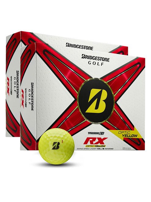 Bridgestone TOUR B RX Yellow Golf Balls - 2 Dozen