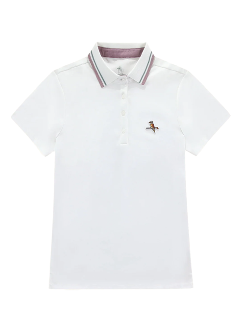 Walker Golf Things Womens Kooka Performance Polo - White