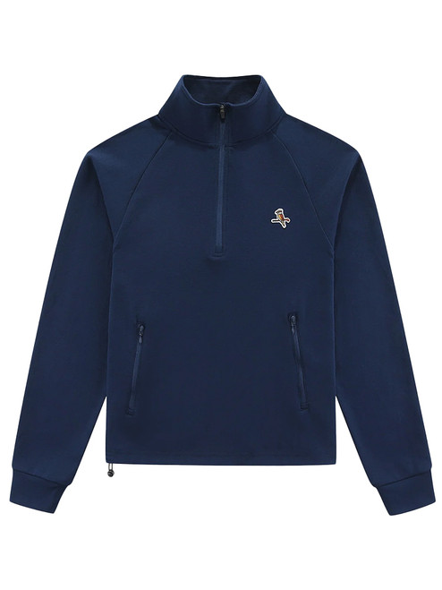 Walker Golf Things Women's Quarter Zip Fleece - Navy