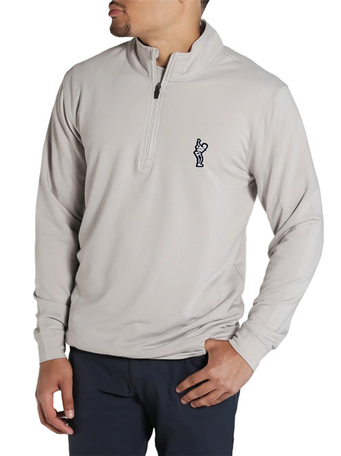TRUE Linkswear Dead Golfer All Day Quarter Zip V2 - Stone