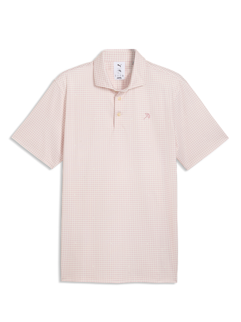 Puma x Arnold Palmer MATTR Geo Polo - Alpine Snow/Rose Glow