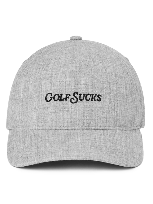 TravisMathew Golf Sucks Cap - Heather Grey