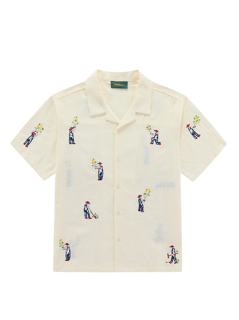 Walker Golf Things Gardener SS Shirt - Classic White