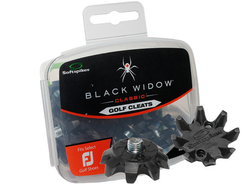 SoftSpikes Black Widow Golf Cleats Metal Thread