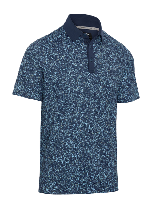 Callaway Confetti Tee Print Polo - Peacoat