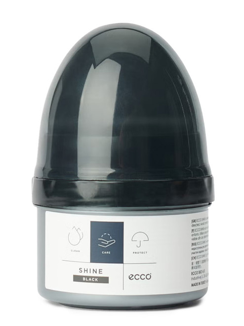 ECCO Shine Shoe Polish & Sponge - Black