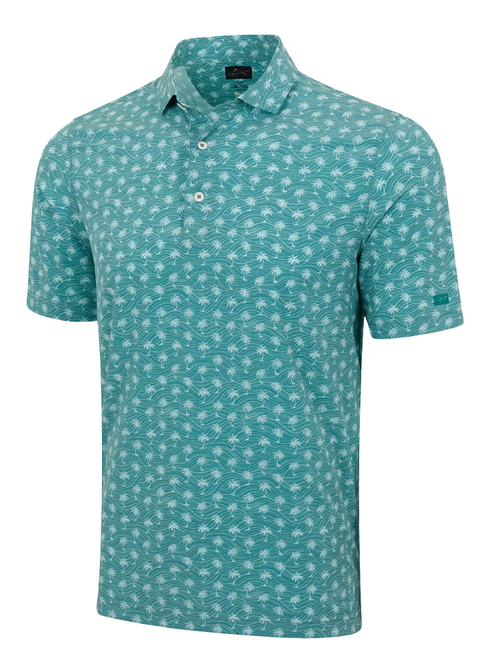 Greg Norman X-Lite Breezy Palm Polo - Sagebrush Green