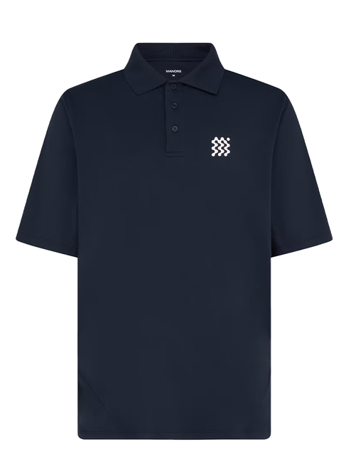 Manors Golf Lightweight Course Polo - Midnight