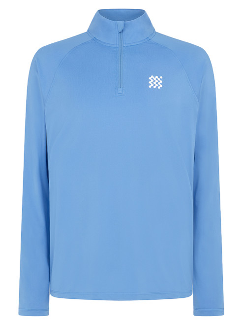 Manors Golf Lightweight 1/4-Zip Mid-Layer - Powder