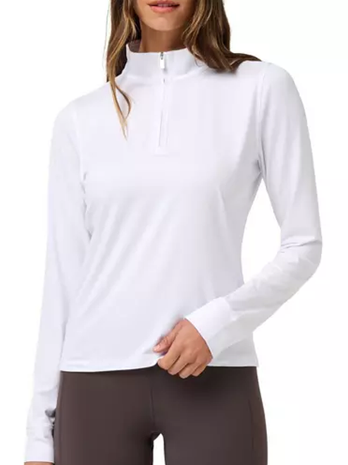 TravisMathew Women's Skyloft Light Zip - White
