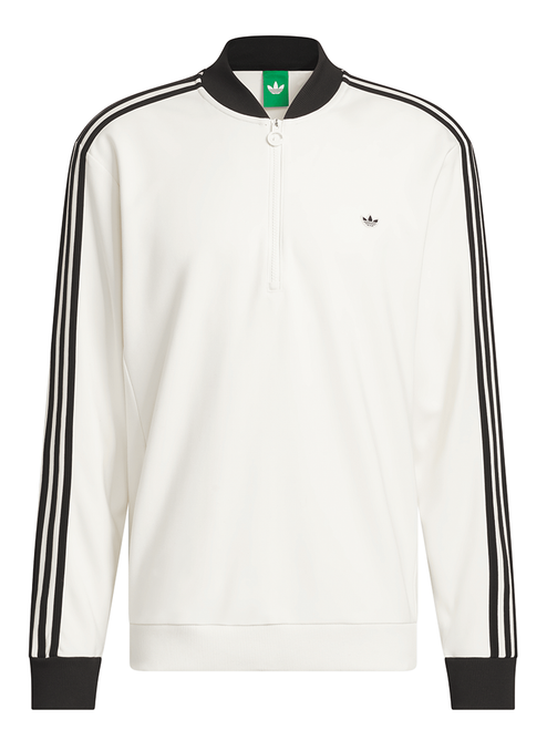 adidas Originals 3-Stripe 1/4 Zip - Chalk White/Black