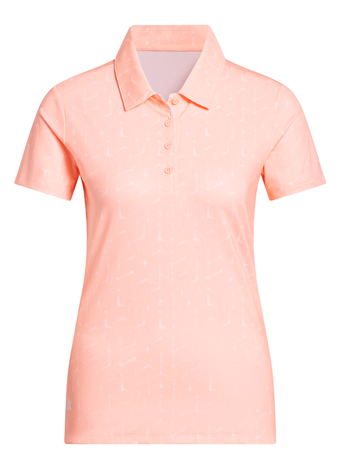 adidas Women's Performance Printed Polo Shirt - Frozen Turbo