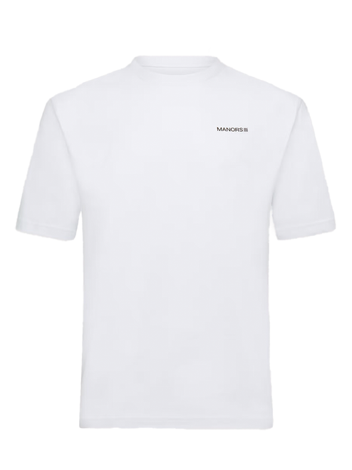 Manors Golf Logo T-Shirt - White