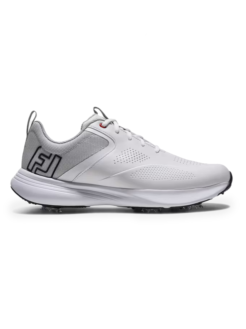 FootJoy Qualifier Golf Shoes - White/Black/Red