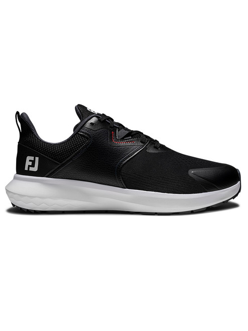 FootJoy Q-Motion Golf Shoes - Black/Ebony/High Risk Red