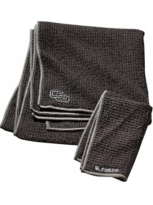 Club Glove Caddy Towel Black