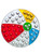 Navika Swarovski Crystal Beach Ball Marker