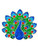 Navika Glitzy Peacock Ball Marker